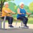 functional exercises for senior in a park